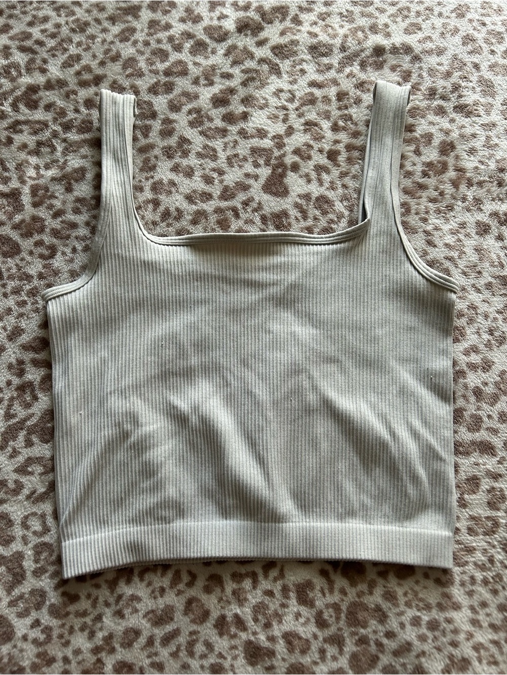 Cream colored tank top